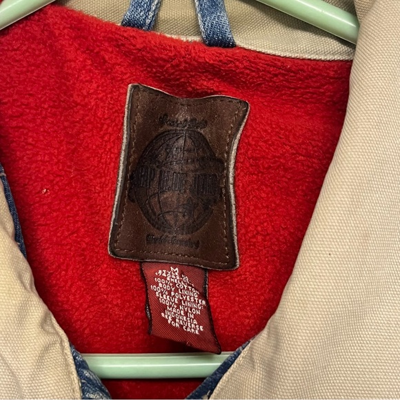 Vintage Men Gap Denim Lined Zip Up Trucker Style Jacket Size Medium - Picture 3 of 9